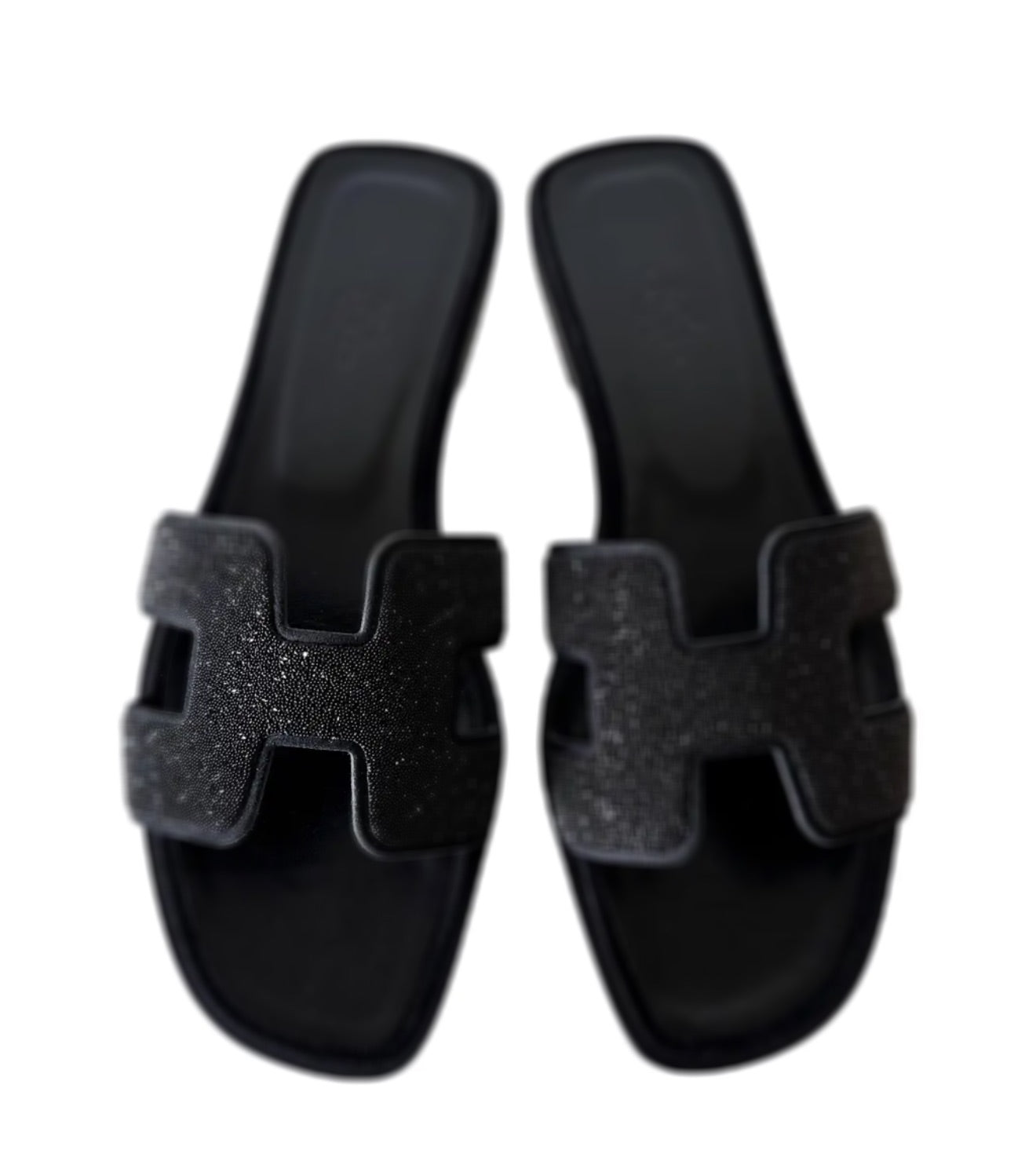 HERM BLACK SANDALS